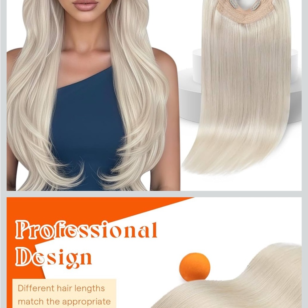 Halo Platinum Blonde Hair Extensions